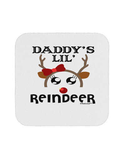 Daddy's Lil Reindeer Girl Coaster-Coasters-TooLoud-1-Davson Sales