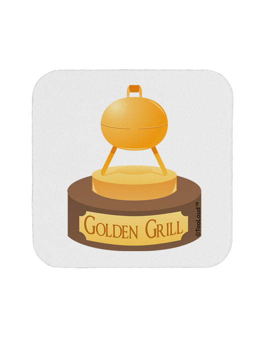 Golden Grill Trophy Coaster by TooLoud-Coasters-TooLoud-White-Davson Sales