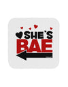 She's BAE - Left Arrow Coaster-Coasters-TooLoud-1-Davson Sales