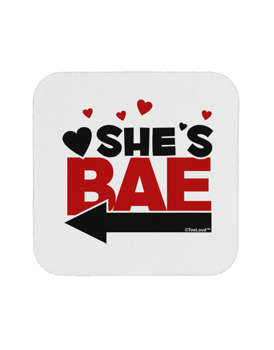 She's BAE - Left Arrow Coaster-Coasters-TooLoud-1-Davson Sales