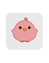 Cute Little Chick - Red Coaster by TooLoud-Coasters-TooLoud-White-Davson Sales