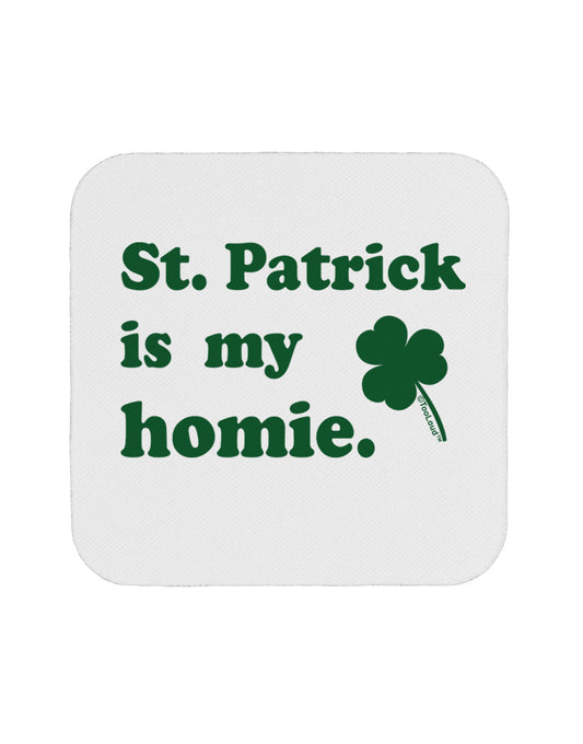 St Patrick is my Homie Coaster-Coasters-TooLoud-White-Davson Sales