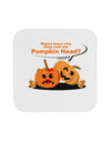 Pumpkin Head Coaster-Coasters-TooLoud-White-Davson Sales