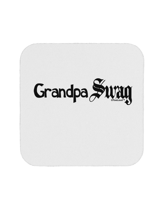 Grandpa Swag Text Coaster by TooLoud-Coasters-TooLoud-White-Davson Sales