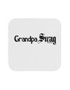 Grandpa Swag Text Coaster by TooLoud-Coasters-TooLoud-White-Davson Sales