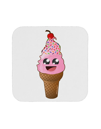 Cute Ice Cream Cone Coaster-Coasters-TooLoud-1-Davson Sales