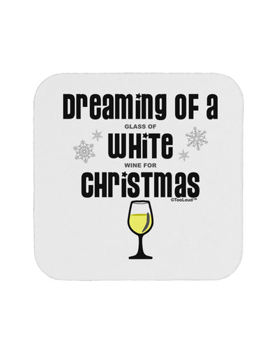 White Wine For Christmas Coaster-Coasters-TooLoud-1-Davson Sales