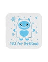 Yeti (Ready) for Christmas - Abominable Snowman Coaster-Coasters-TooLoud-White-Davson Sales