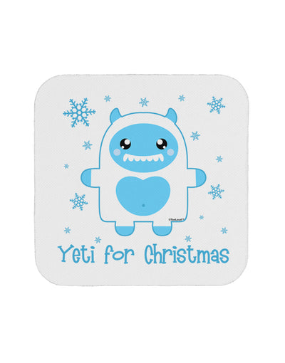Yeti (Ready) for Christmas - Abominable Snowman Coaster-Coasters-TooLoud-White-Davson Sales