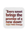 Emerson Sunset Quote Coaster-Coasters-TooLoud-1 Piece-Davson Sales