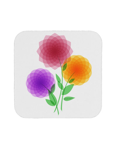 Crystal Dahlias Coaster-Coasters-TooLoud-1-Davson Sales