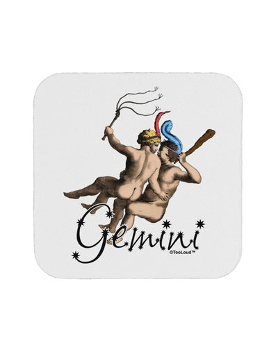 Gemini Illustration Color Coaster-Coasters-TooLoud-White-Davson Sales