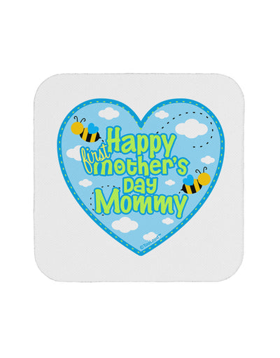 Happy First Mother's Day Mommy - Blue Coaster by TooLoud-Coasters-TooLoud-White-Davson Sales