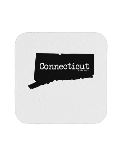 Connecticut - United States Shape Coaster-Coasters-TooLoud-White-Davson Sales