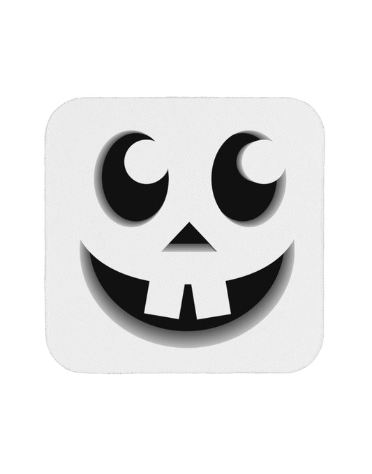 Cute Jack O Lantern Pumpkin Face Coaster-Coasters-TooLoud-White-Davson Sales