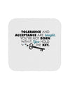 Tolerance And Acceptance Coaster-Coasters-TooLoud-1-Davson Sales