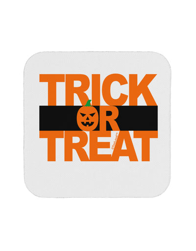 Trick or Treat Text Coaster-Coasters-TooLoud-White-Davson Sales