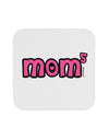 Mom to the Fifth Power - Cute Mom of 5 Design Coaster by TooLoud-Coasters-TooLoud-White-Davson Sales