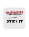 Male Nurses - Stick It Coaster-Coasters-TooLoud-1-Davson Sales
