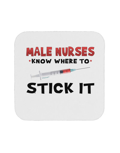 Male Nurses - Stick It Coaster-Coasters-TooLoud-1-Davson Sales