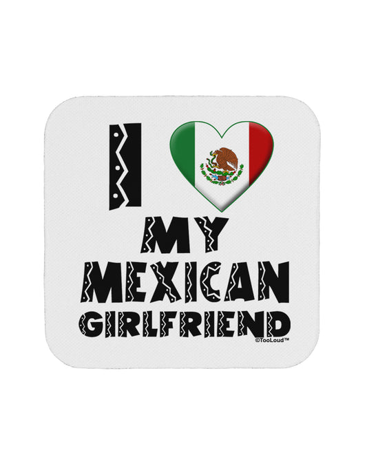 I Heart My Mexican Girlfriend Coaster by TooLoud-Coasters-TooLoud-White-Davson Sales