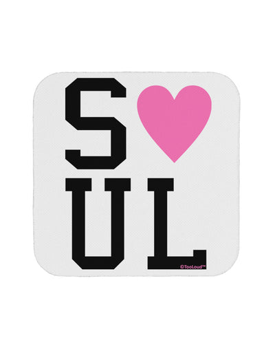 Matching Soulmate Design - Soul - Pink Coaster by TooLoud-Coasters-TooLoud-White-Davson Sales