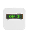 Beer 30 - Digital Clock Coaster by TooLoud-Coasters-TooLoud-White-Davson Sales