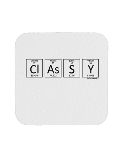 Classy - Periodic table of Elements Coaster by TooLoud-Coasters-TooLoud-White-Davson Sales