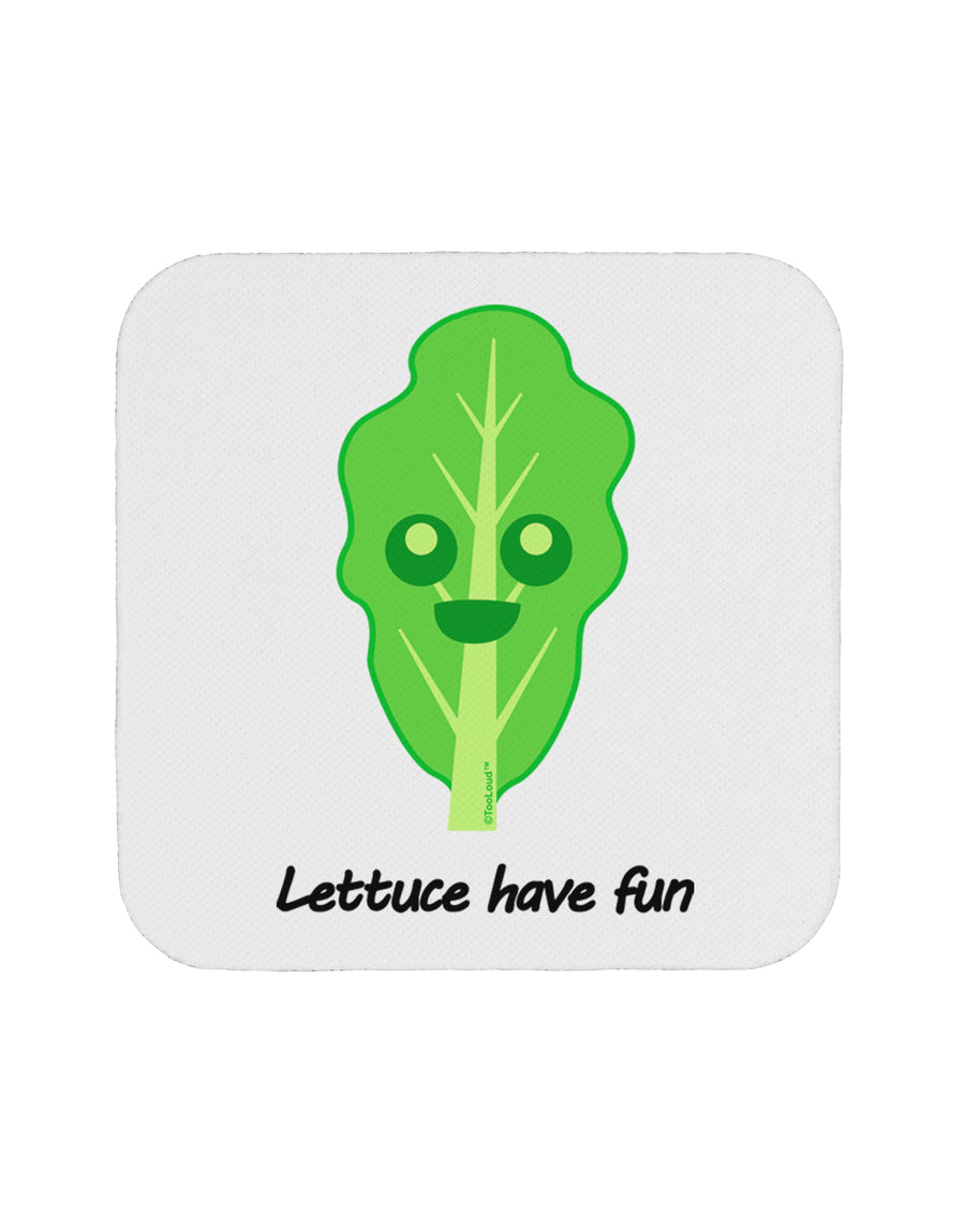 Lettuce - Lettuce Have Fun Coaster-Coasters-TooLoud-White-Davson Sales