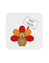 Eat Sushi Thanksgiving Turkey Coaster-Coasters-TooLoud-White-Davson Sales