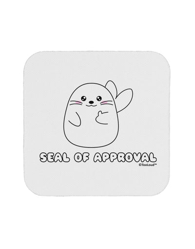 Seal of Approval Coaster by TooLoud-Coasters-TooLoud-White-Davson Sales