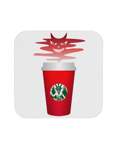 Red Cup Satan Coffee Coaster by TooLoud-TooLoud-1-Davson Sales