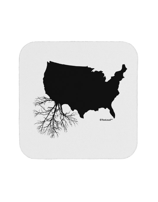 American Roots Design Coaster by TooLoud-Coasters-TooLoud-White-Davson Sales