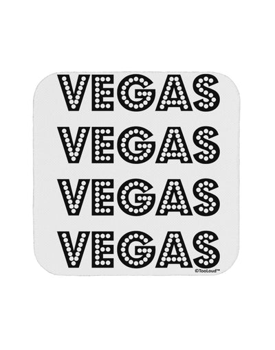 Vegas - Vegas Style Show Lights Coaster by TooLoud-Coasters-TooLoud-White-Davson Sales