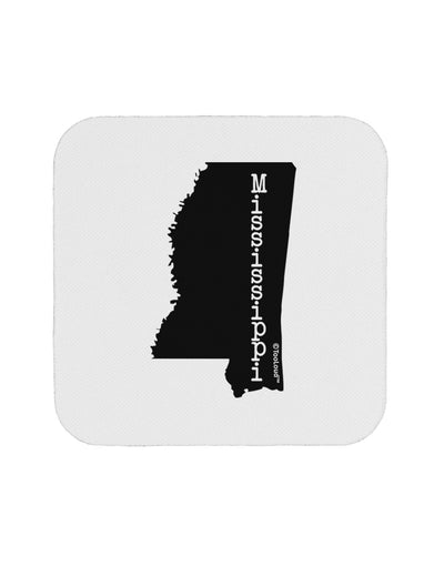 Mississippi - United States Shape Coaster-Coasters-TooLoud-White-Davson Sales