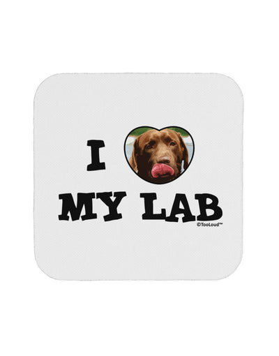 I Heart My Lab Coaster-Coasters-TooLoud-White-Davson Sales