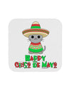 Happy Cinco de Mayo Cat Coaster by TooLoud-Coasters-TooLoud-White-Davson Sales