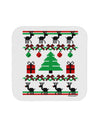 Tree with Gifts Ugly Christmas Sweater Coaster-Coasters-TooLoud-1-Davson Sales