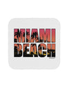 Miami Beach - Sunset Palm Trees Coaster by TooLoud-Coasters-TooLoud-White-Davson Sales