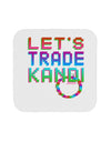 Let's Trade Kandi Coaster-Coasters-TooLoud-White-Davson Sales