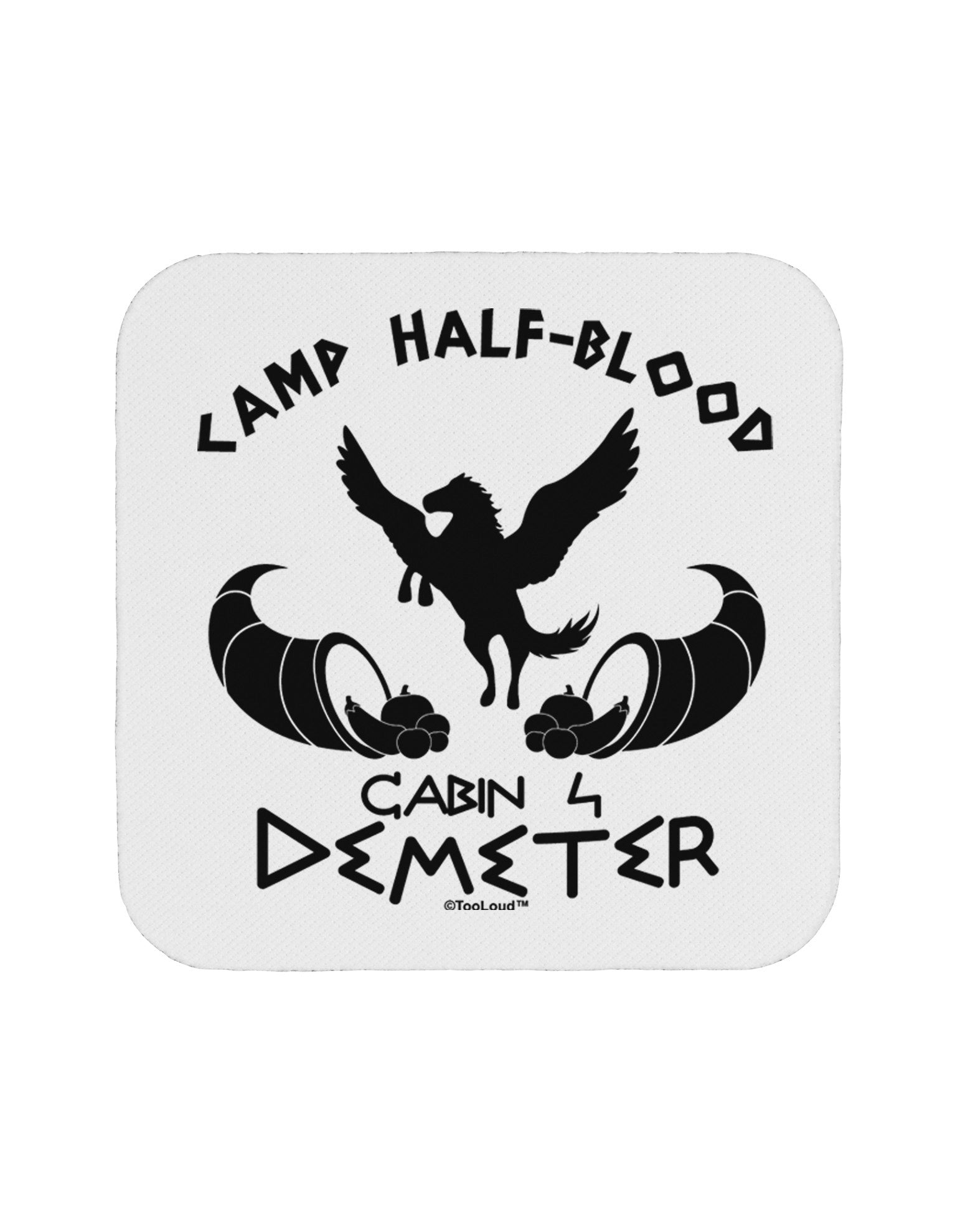 Cabin 4 Demeter Camp Half Blood Coaster-Coasters-TooLoud-White-Davson Sales
