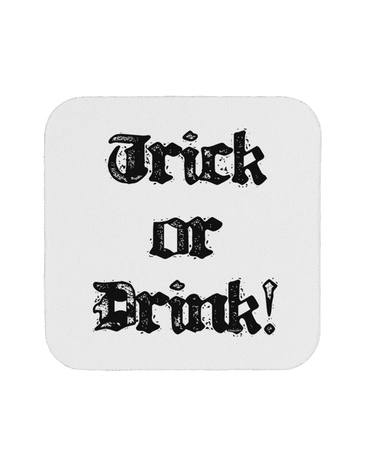 Trick or Drink - Halloween Funny Coaster-Coasters-TooLoud-White-Davson Sales