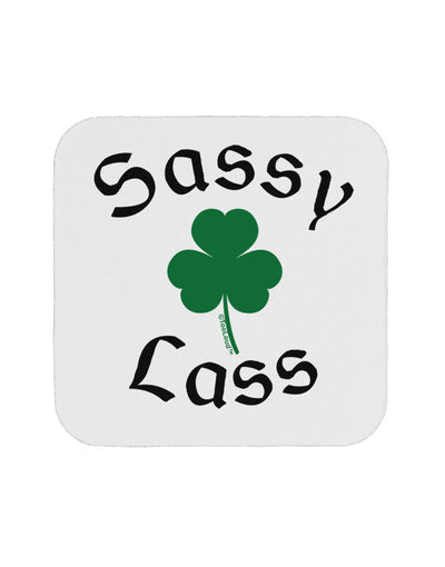 Sassy Lass St Patricks Day Coaster-Coasters-TooLoud-1-Davson Sales