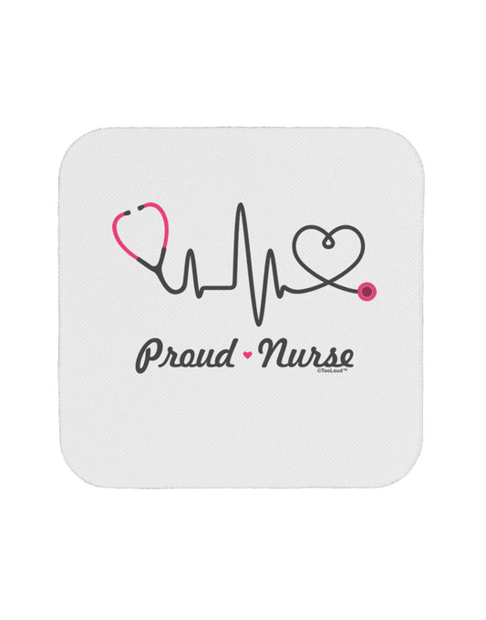 Stethoscope Heartbeat Text Coaster-Coasters-TooLoud-1-Davson Sales