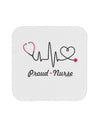 Stethoscope Heartbeat Text Coaster-Coasters-TooLoud-1-Davson Sales