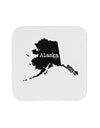 Alaska - United States Shape Coaster-Coasters-TooLoud-White-Davson Sales