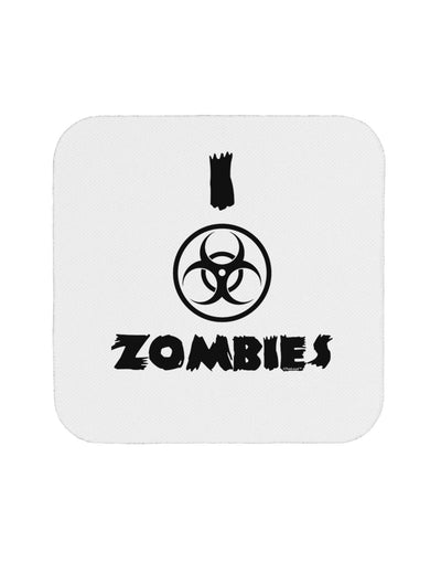 I Biohazard Zombies - Apocalypse Coaster-Coasters-TooLoud-White-Davson Sales