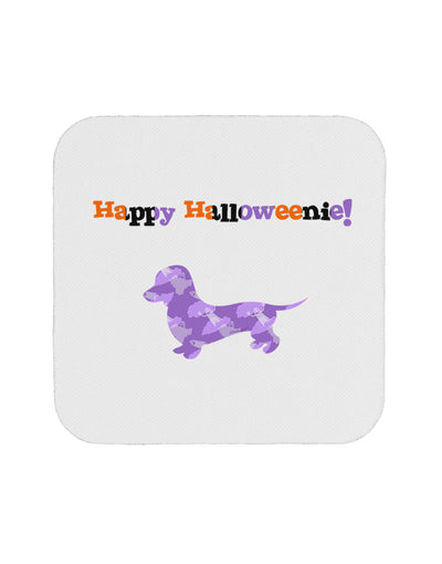 Happy Halloweenie Doxie Dog Halloween Coaster-Coasters-TooLoud-White-Davson Sales