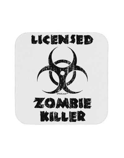 Licensed Zombie Killer - Biohazard Coaster by TooLoud-Coasters-TooLoud-White-Davson Sales