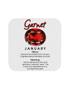 Birthstone Garnet Coaster by TooLoud-Coasters-TooLoud-1-Davson Sales